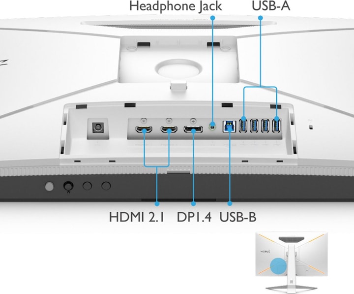 Actual product image BenQ Mobiuz EX2710U (3840 x 2160 Pixels, 27")