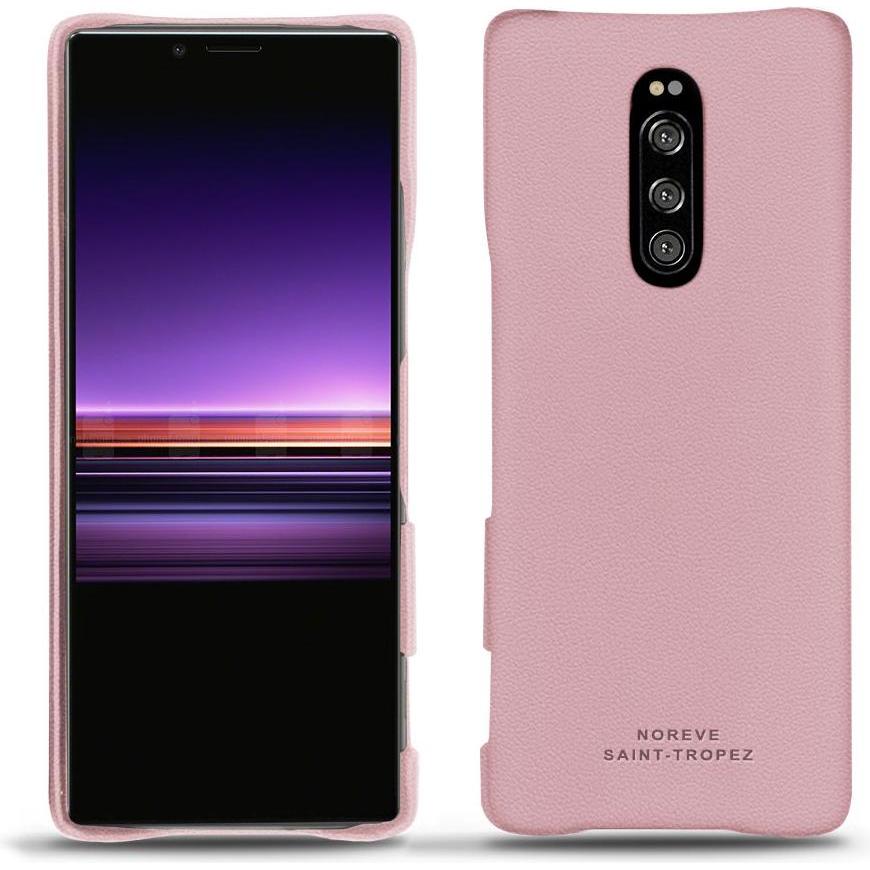 Noreve Lederschutzhülle (Sony Xperia 1), Smartphone Hülle, Rosa