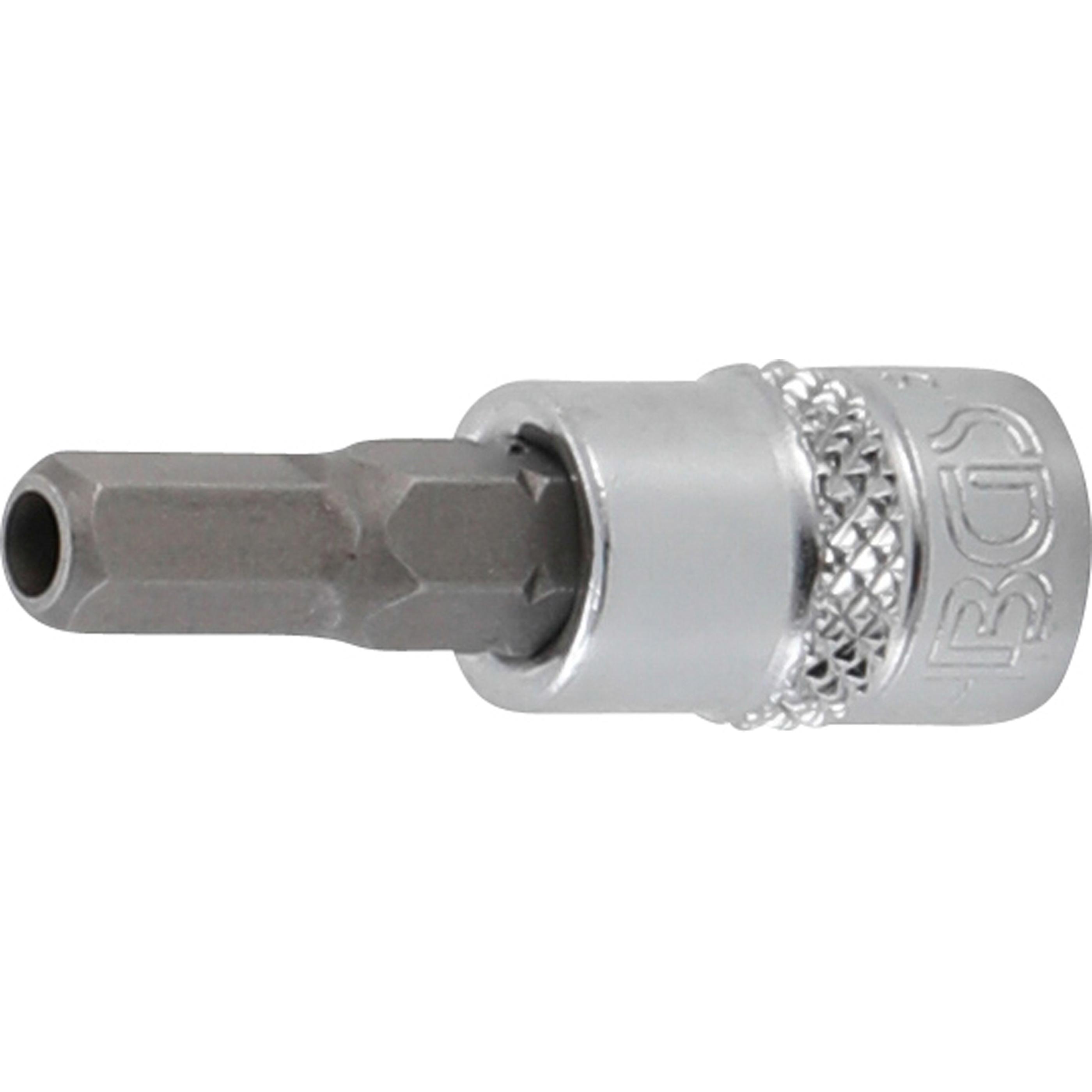 BGS, Bits, Bit-Einsatz Antrieb Innenvierkant 6,3 mm (1/4") Innensechskant mit Bohrung 5,5 mm (6,3 mm)