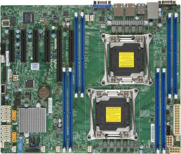 Produktbild Supermicro X10DRL-i: 2xIntel Xeon E5-2600v3 (LGA 2011-v3, Intel C612, ATX)