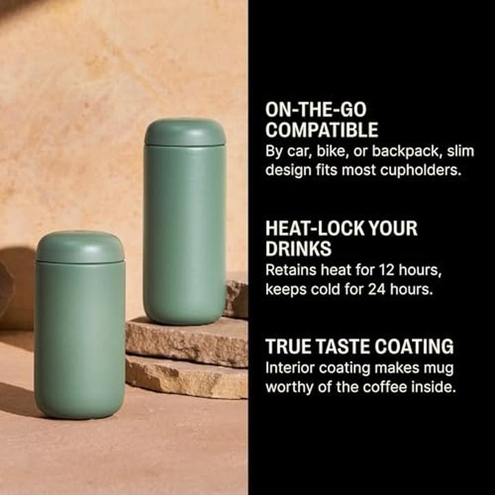Image du produit Fellow Carter Move Mug - Mug isotherme - Sauge 473 Ml (0.47 l)