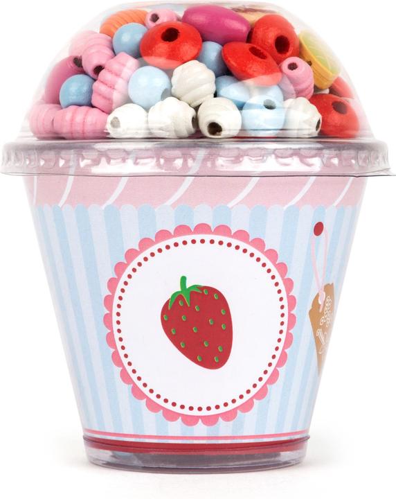 Image du produit Legler OHG Présentoir de perles à enfiler en bois Cupcake Candy