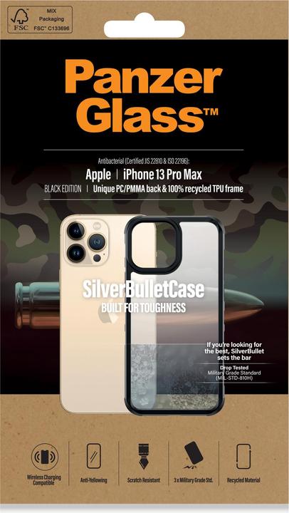 Produktbild PanzerGlass 0320 Handy-Schutzhülle Transparent (Apple iPhone 13 Pro Max)