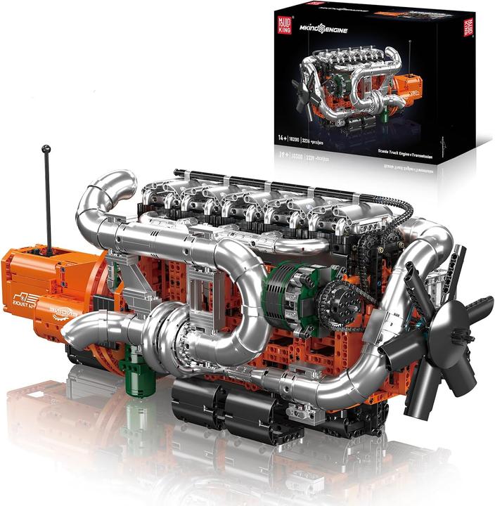 Image du produit Mould King Inline-6 Truck Motor & Getriebe
