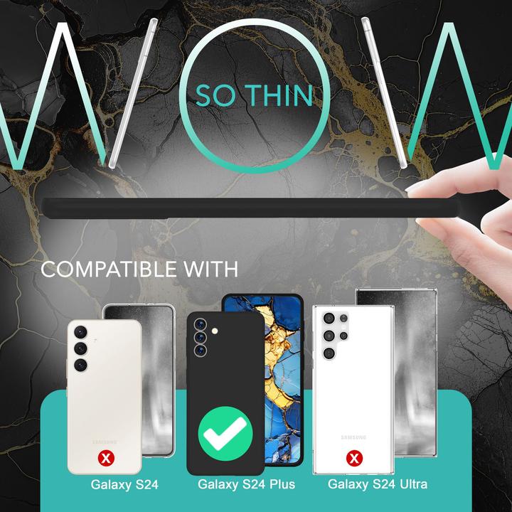 Actual product image Nalia Extremely Thin 0.3mm Matt Hardcase (Samsung Galaxy S24+)