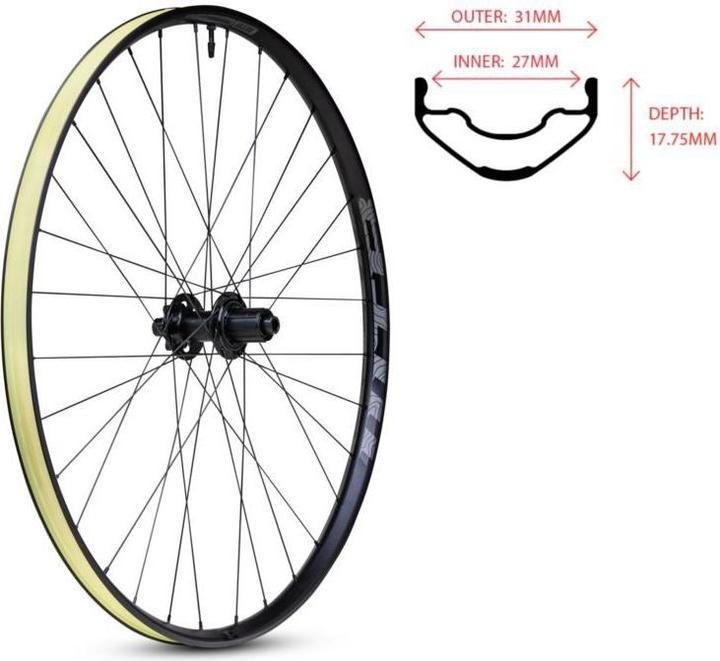Wtb PROTERRA i27x29" rear wheel 142x12 32 6 bolts SH (Roue arrière, 29")