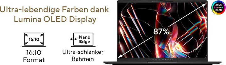 Actual product image ASUS Vivobook S 14 (14", AMD Ryzen AI 7 350, 16 GB, 1 GB, DE)