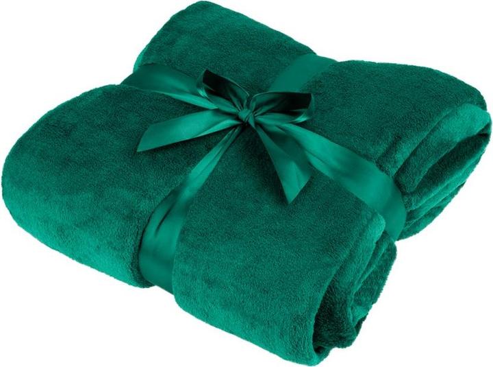 Productafbeelding Teesa Fleecedeken 200x220 cm - groen (200 x 220 cm)