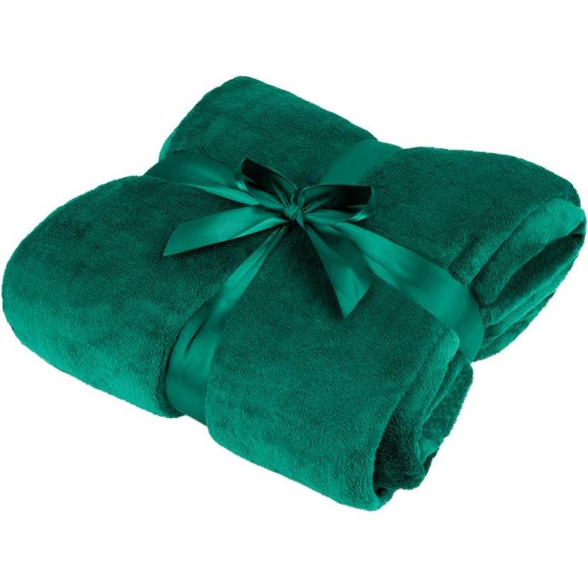 Teesa, Coperta, Coperta in pile 200x220 cm - verde (200 x 220 cm)