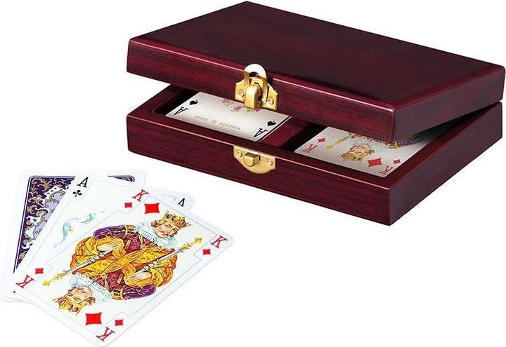 Immagine prodotto Piatnik PIA2800 - Cassetta di lusso - legno (per bridge/poker)