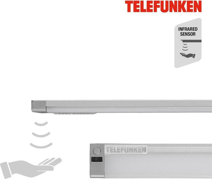 Produktbild Telefunken LED Unterbauleuchte, silber, 1xLED-Platine/8W (800 lm)