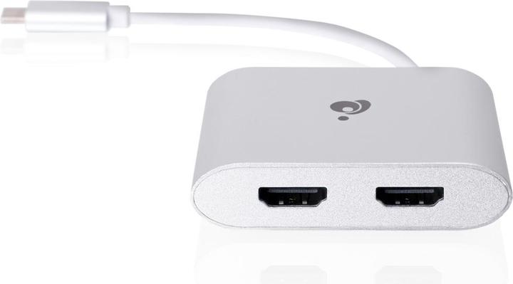 Productafbeelding Iogear USB-C naar dubbele HDMI Adapter (HDMI, 19.50 cm)