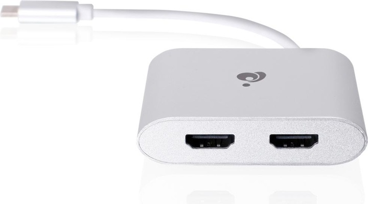 Produktbild Iogear USB-C to Dual HDMI Adapter (HDMI, 19.50 cm)