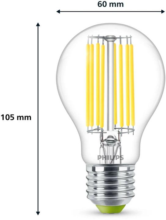 Actual product image Philips LED Classic (E27, 4 W, 840 lm, 1 x, A)