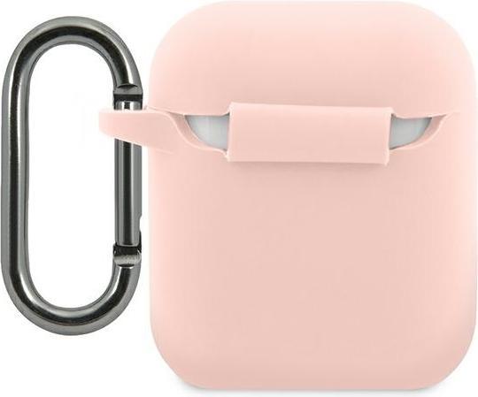 Actual product image Lacoste LCA2SI AirPods cover różowy/pink Silicone (Headphone bag)