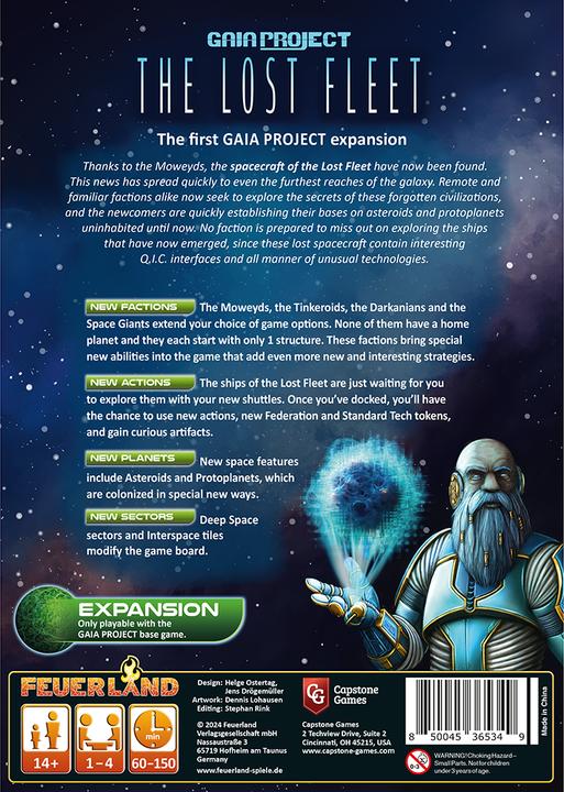 Produktbild Feuerland Gaia Project: The lost fleet (Englisch, 1 - 4 Spieler)