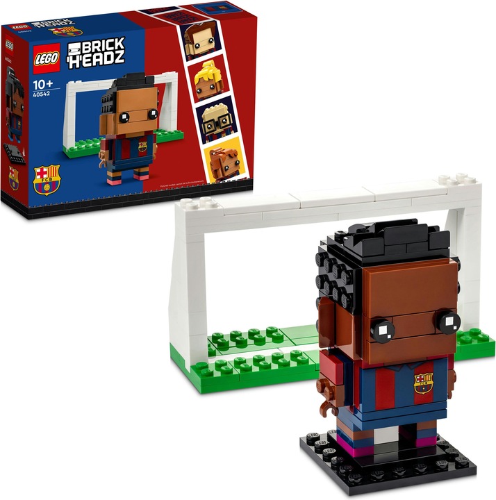 Actual product image LEGO Brick Headz - FC Barcelona â€" Go Brick Me (40542, LEGO Brickheadz)