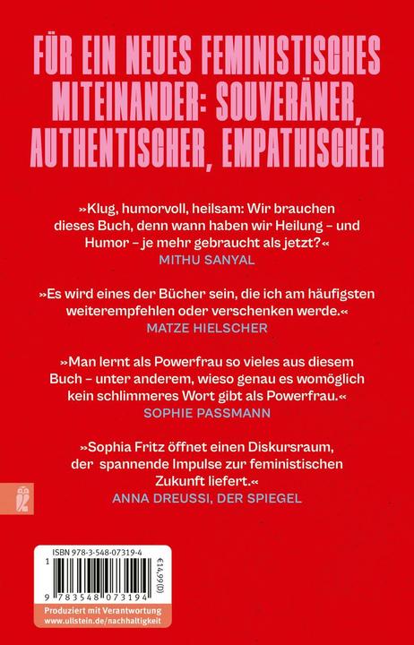 Produktbild Toxische Weiblichkeit (Deutsch, Sophia Fritz, 2025)