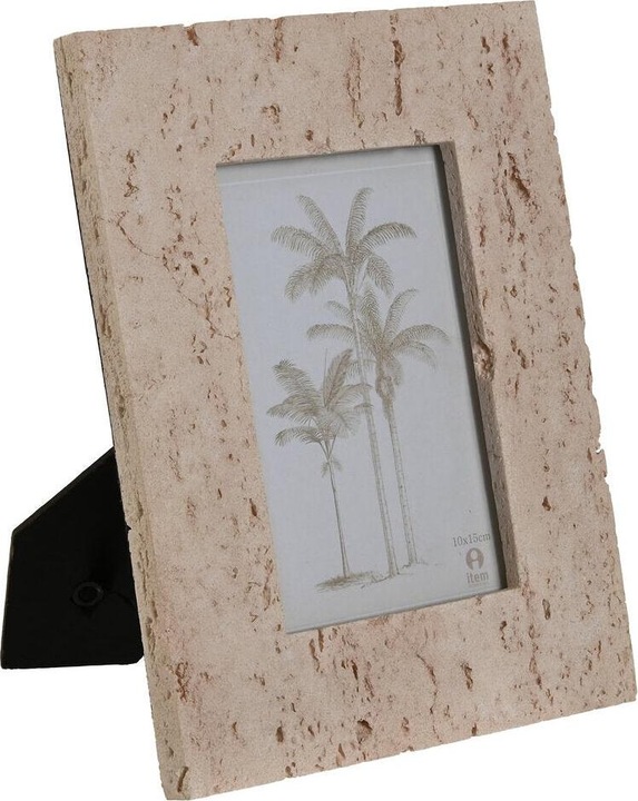 Image du produit Esprit Fotorahmen Home Beige Harz Kristall Marmor Urban 18 x 2 x 22 cm (10 x 15 cm)