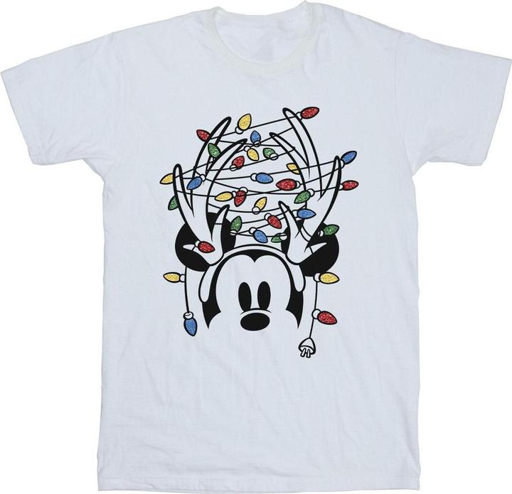 Produktbild Disney Mickey Mouse Christmas Head Lights TShirt Jungen (152, 158)
