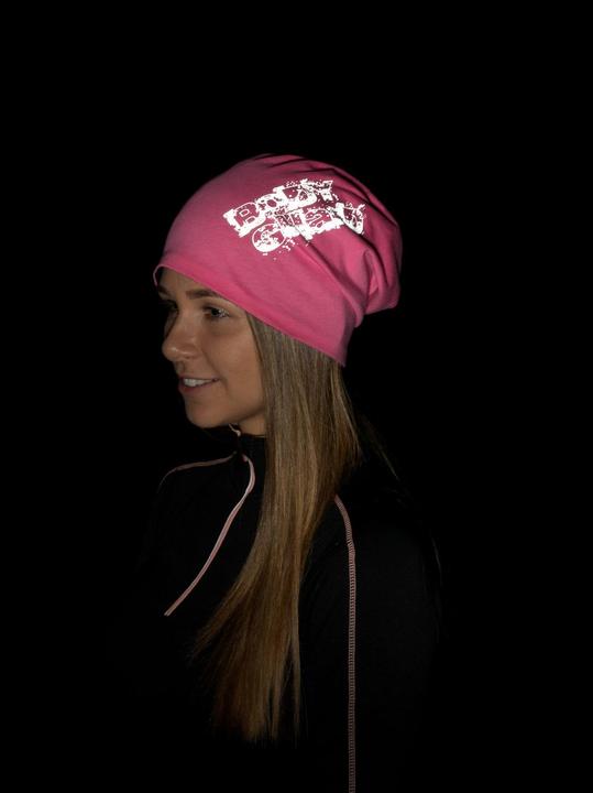 Image du produit SafetyMaker Bonnet réversible réfléchissant rose/argenté