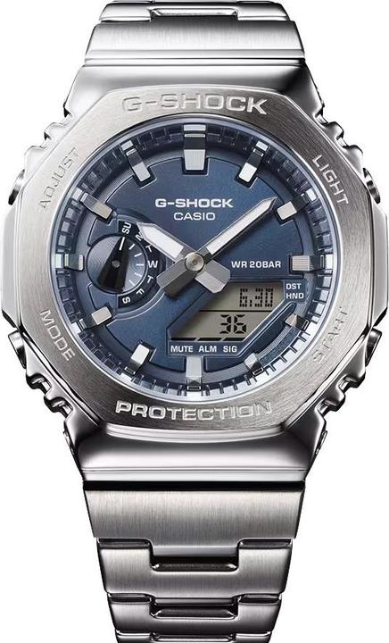Actual product image G-Shock GM-2110D-2B (Analogue wristwatch, Digital watch, Sports watch, 44 mm)