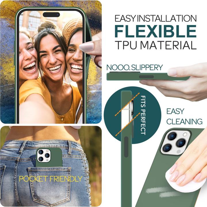 Actual product image Nalia Liquid Silicone MagSafe Cover (Apple iPhone 15 Pro Max)