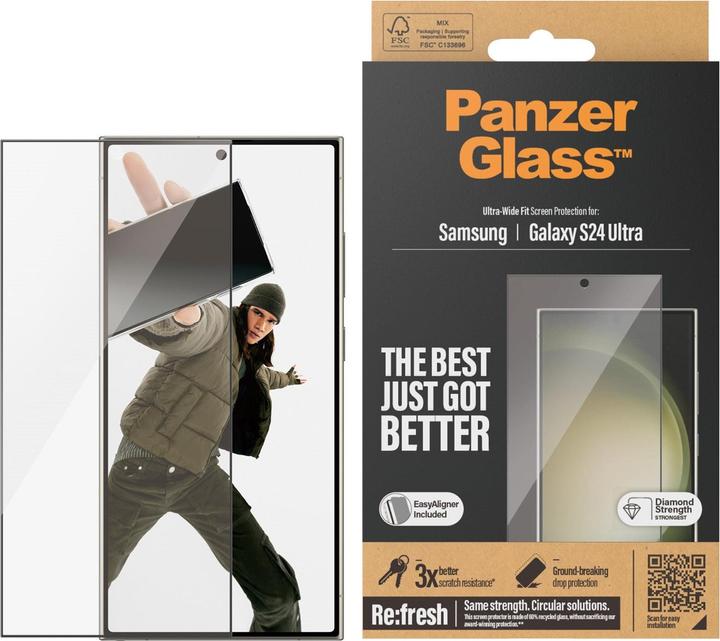 Immagine prodotto PanzerGlass Ultra-Wide Fit (1 Pezzo/i, Samsung Galaxy S24 Ultra)