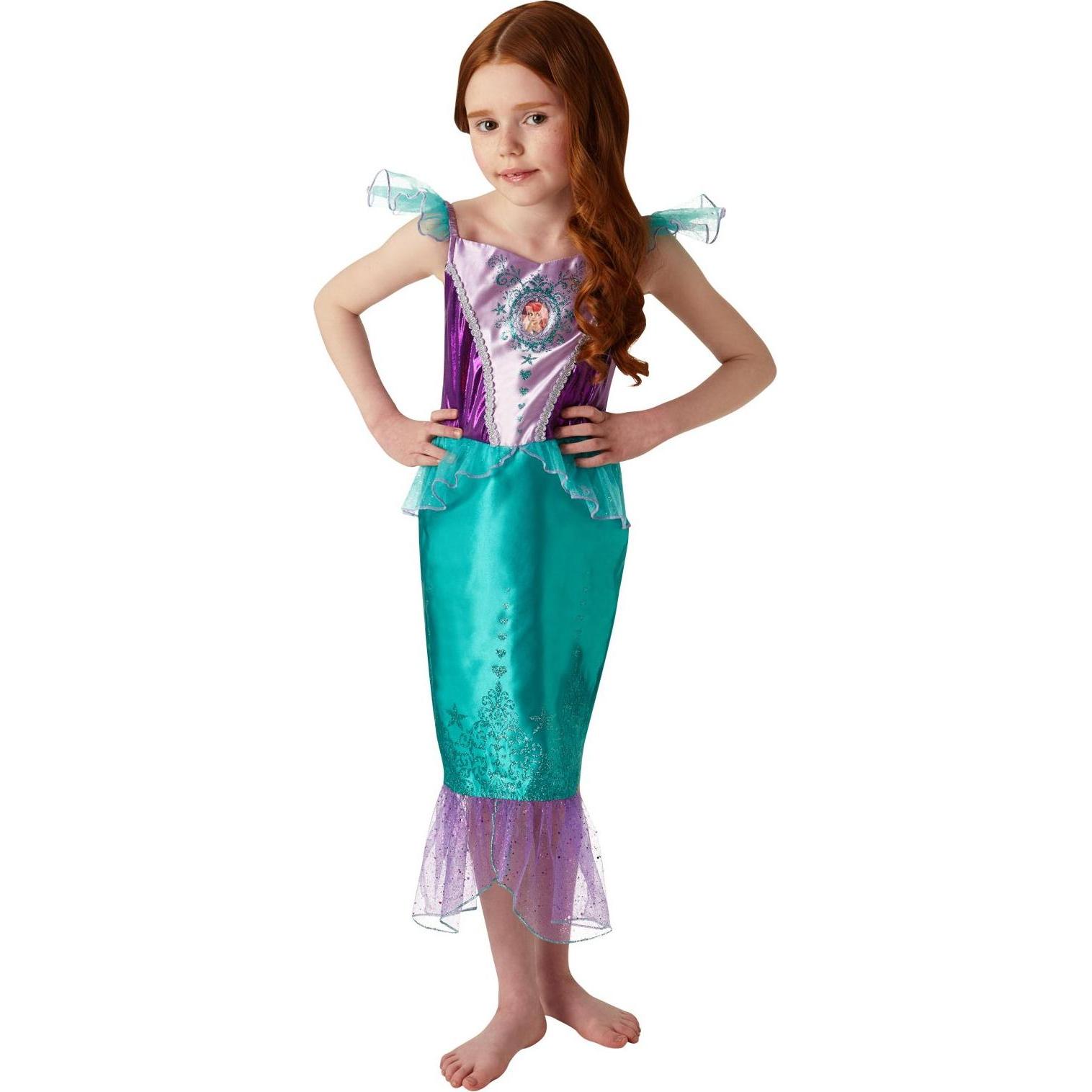 Rubies Disney Prinzessin Arielle Glitzer Kinderkostüm (116)