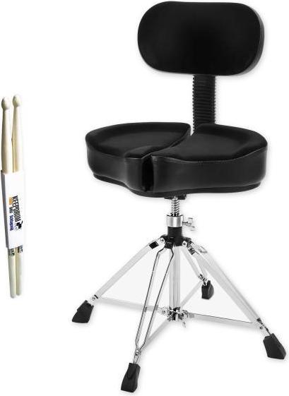 Produktbild Ahead Schlagzeug Hocker SPG-BBR4 Spinal Glide 4-Beinig mit Drumsticks