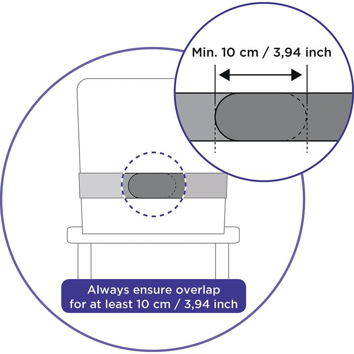 Immagine prodotto Dooky Seggiolino da viaggio a 5 punti con chiusura in velcro