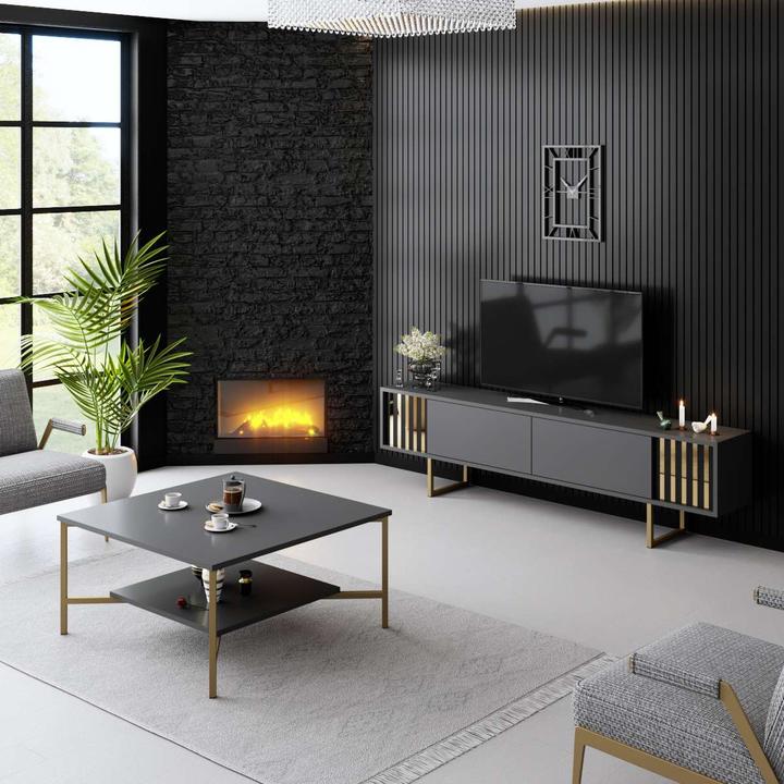 Actual product image Skye Decor Gold Line TV Stand