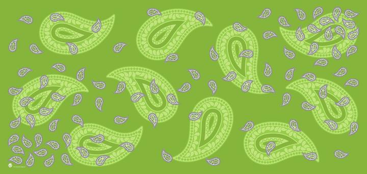 Glarus Paisley verde