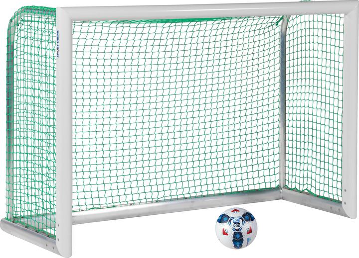 Sport-Thieme Alu-Mini-Trainingstor Professional Kompakt, Weiss-Pulverbeschichtet