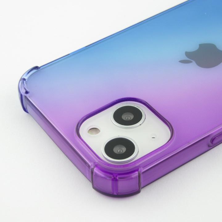 Actual product image PhoneLook Coque Bumper Rainbow Silicone anti-choc avec bords protégés violet (Apple iPhone 15 Plus)