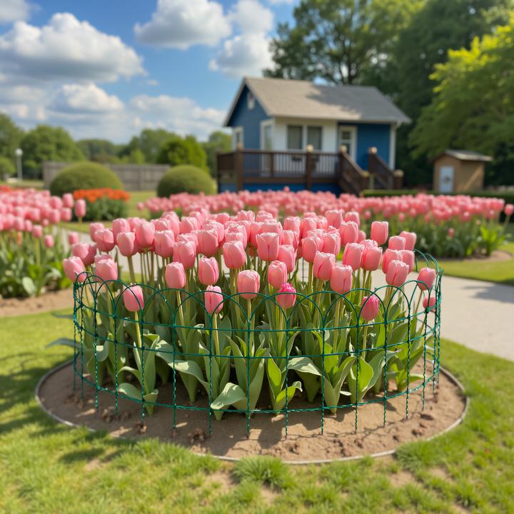 Produktbild Wiltec Gartenzaun 0,65x10m Maschendrahtzaun Stahl PVC-beschichtet Drahtzaun