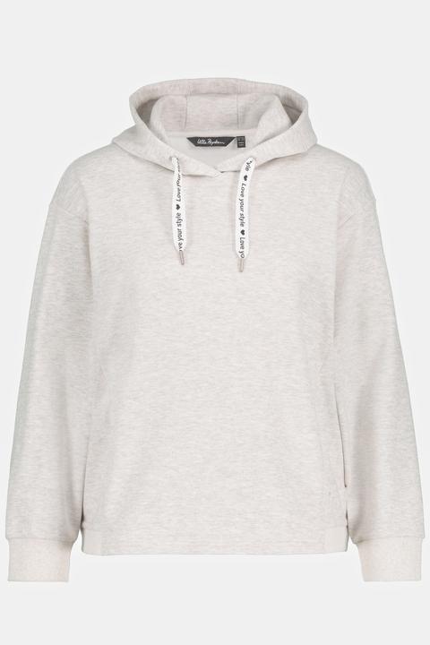 Image du produit Ulla Popken Sweat-shirt à capuche, chevrons, oversize, manches longues (46, 48)