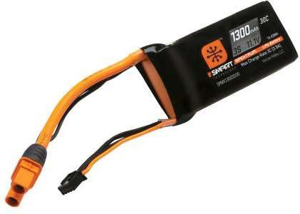 Actual product image 1300mAh 3S 11.1V Smart LiPo Battery 3 0C IC3 (11.10 V, 1300 mAh)