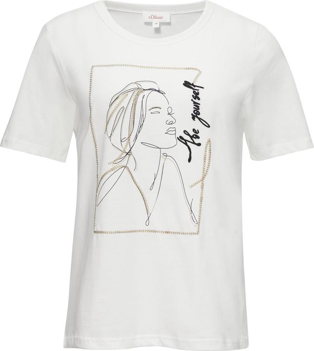 Immagine prodotto S.Oliver T-Shirt T-Shirt mit Stickerei-Artwork (32)
