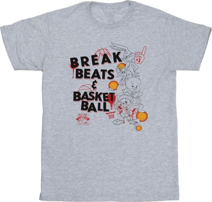 Image du produit Space Jam - T-shirt BREAK BEATS & BASKETBALL - Homme (5XL)