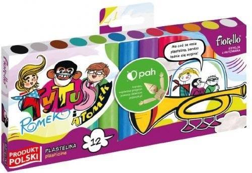 Teka Plastilin Tytus 12 Farben FIORELLO