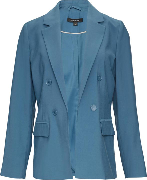 Actual product image Comma Indoor-Blazer Offener Longblazer mit Piquestruktur (34)