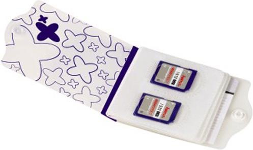 Image du produit Hama Étui de carte mémoire pour cartes SD, Bleu (Couvercle de carte mémoire)
