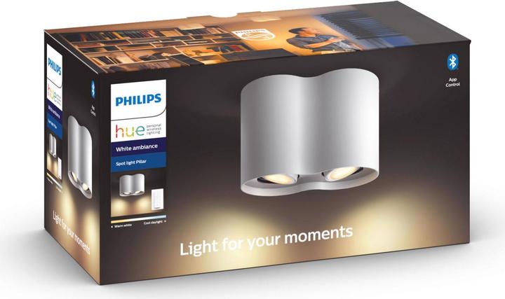 Actual product image Philips Hue Pillar Base BT (700 lm, GU10)