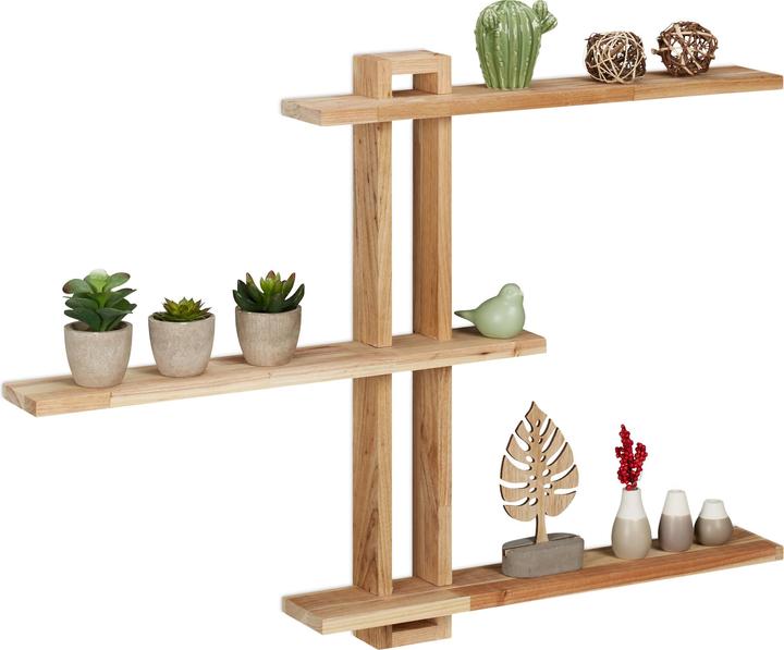 Actual product image Relaxdays Wandregal (80 x 9 x 56 cm)