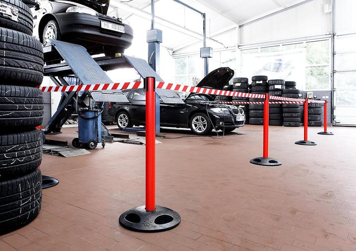 Actual product image Rs-Guidesystems Barrier post GLA 25