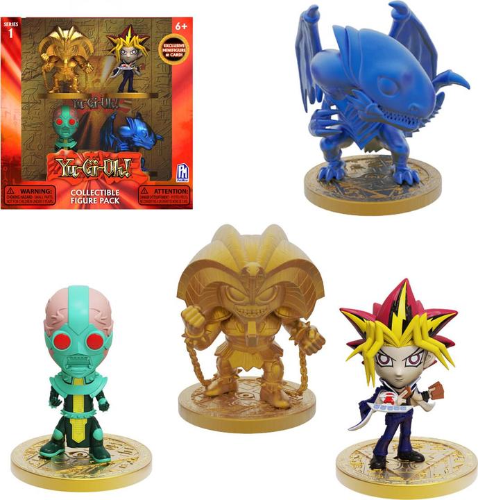 Actual product image Boti Yu-Gi-Oh! 38460 Yugi, Jinzo, Exodia & Blue-Eyed White Dragon Play Figure Set