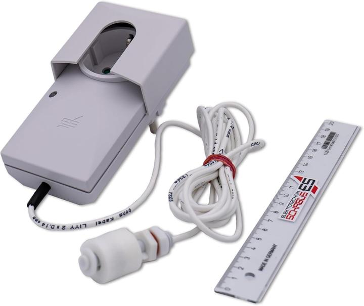 Produktbild Schabus 300228 Wassermelder mit Schwimmerschalter netzbetrieben