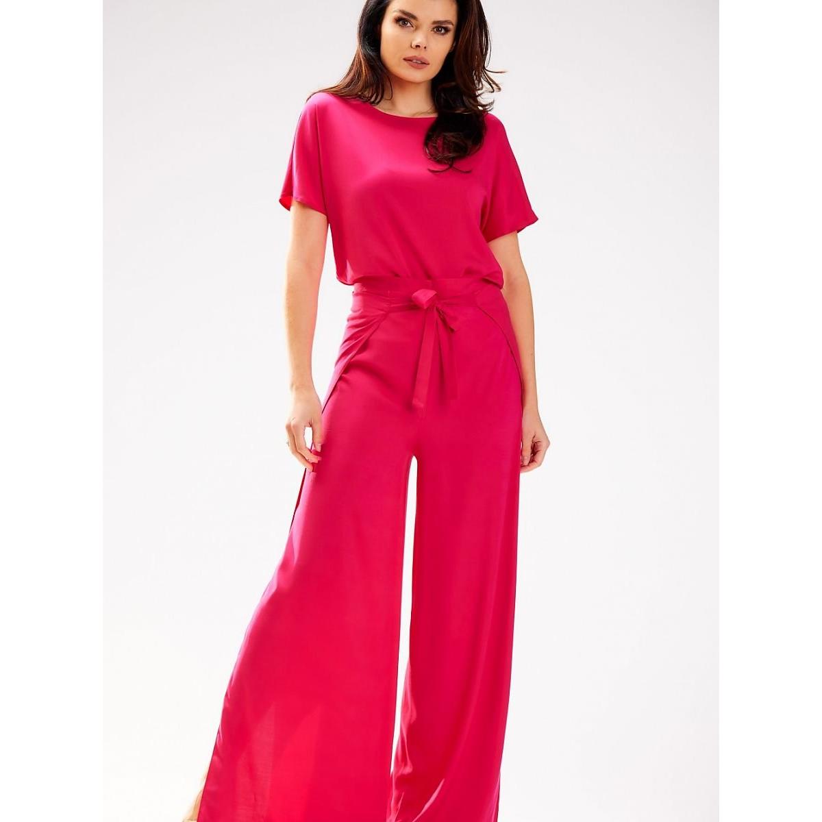 Awama, Damen, Hosen, Damen Hose, Rosa, (L)