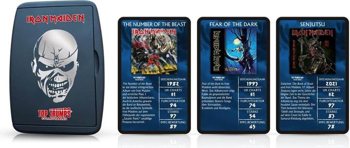 Image du produit Winning Moves Top Trumps Iron Maiden Collectables, jeu de cartes, à partir de 2 joueurs, dès 8 ans (édition FR)) (Allemand)